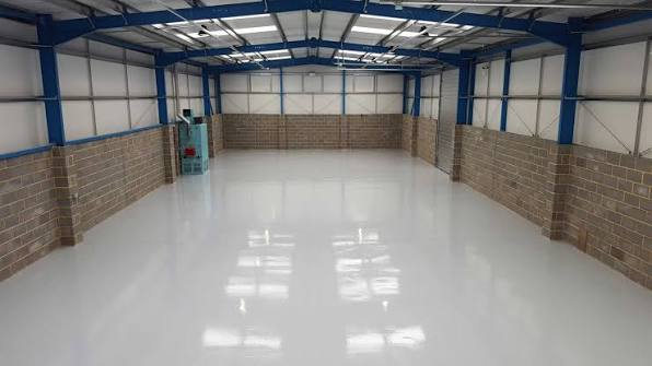 Commercial epoxy floor coating warehouse NC