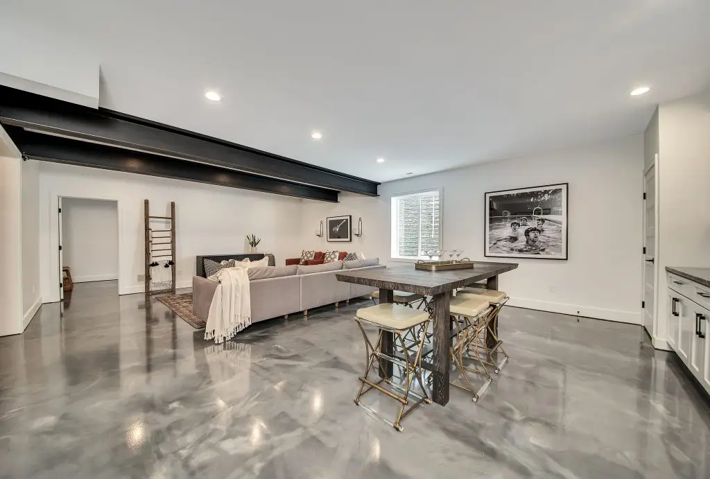 Residential epoxy basement floor coating NC