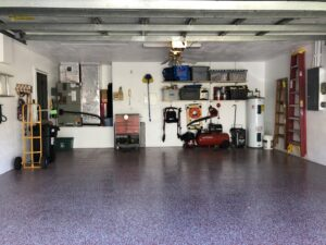 Epoxy garage floor coating